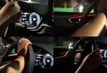 开车风景夜景/夜晚车在路上行驶音乐情感文案类视频素材包 持续更新-麦豆视界